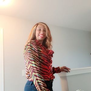 Tiger Stripes Rainbow Blouse